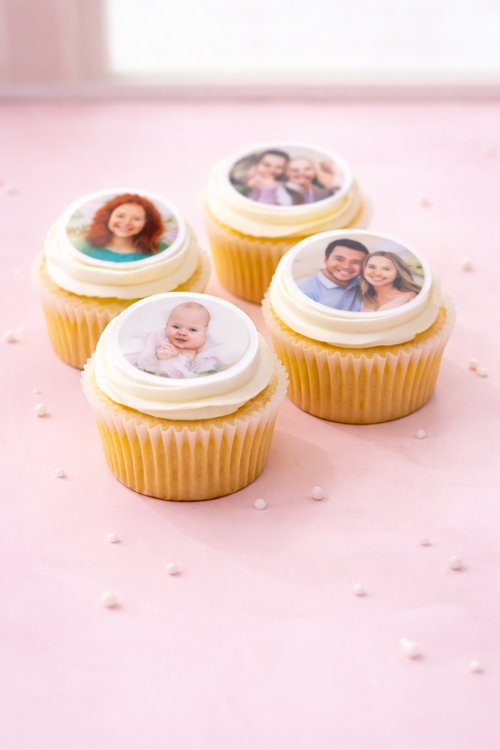 Pre-cut Edible Logo Circles (38mm) – 30 per sheet
